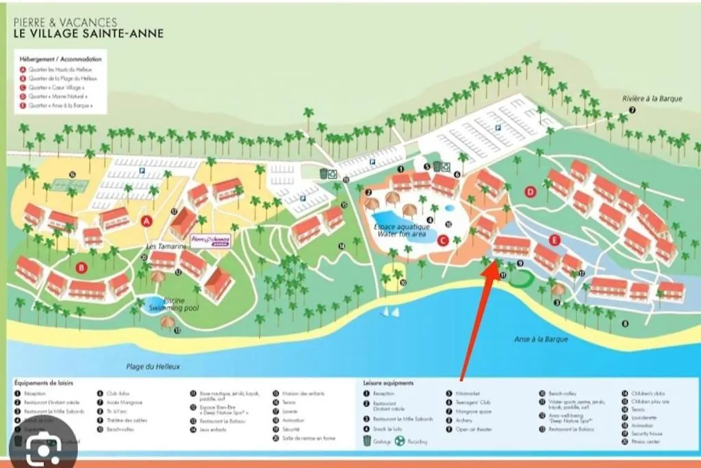 Studio Ti Kaz An Nou - Vue Mer - Acces Piscine ساينت آن 0*,  غوادلوب