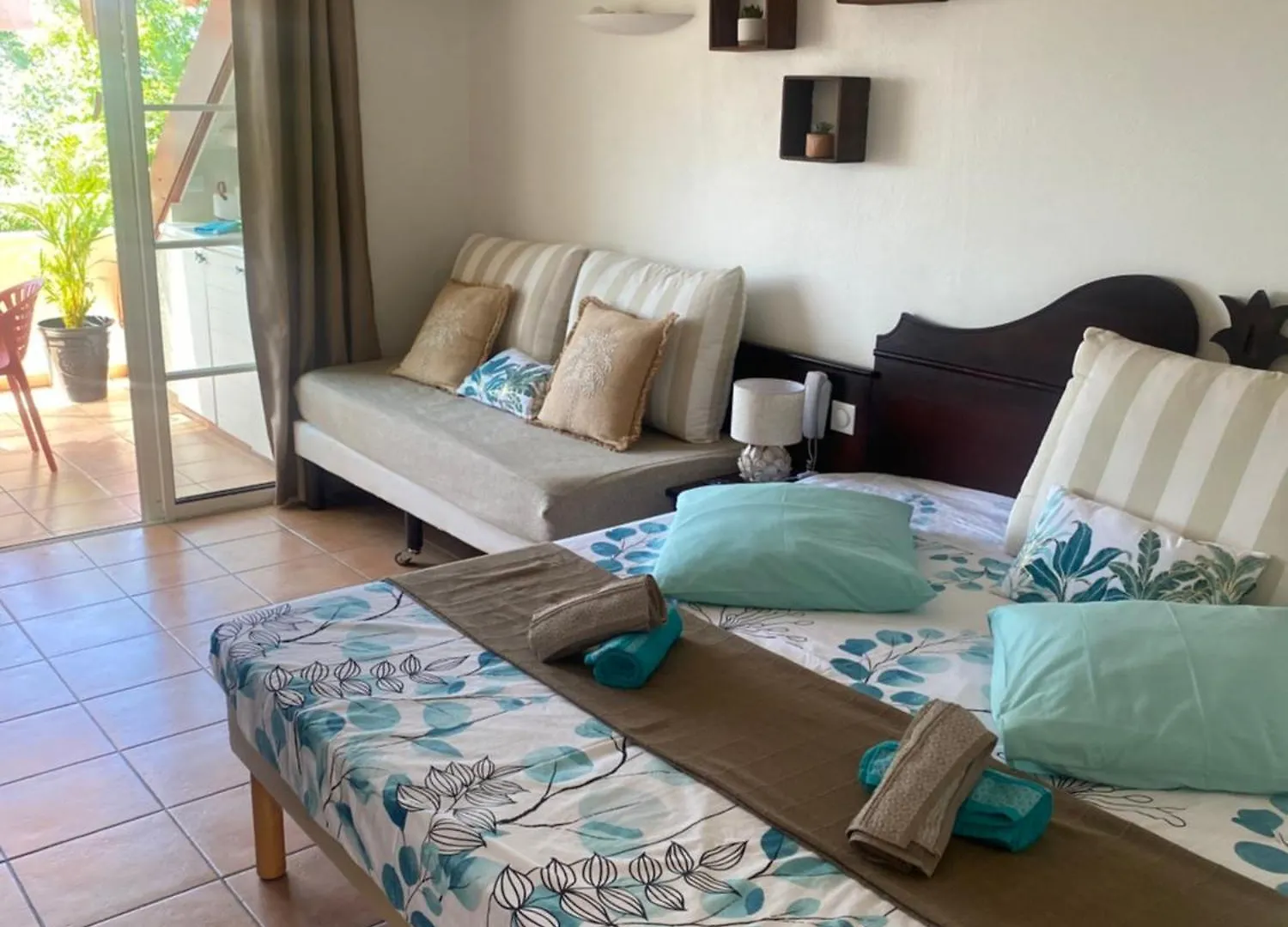 شقة Studio Ti Kaz An Nou - Vue Mer - Acces Piscine ساينت آن